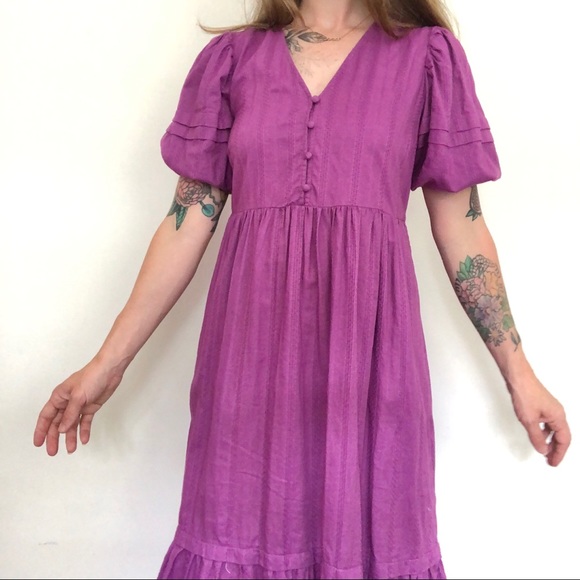 Universal Thread Purple Cottagecore Dress - Picture 14 of 14